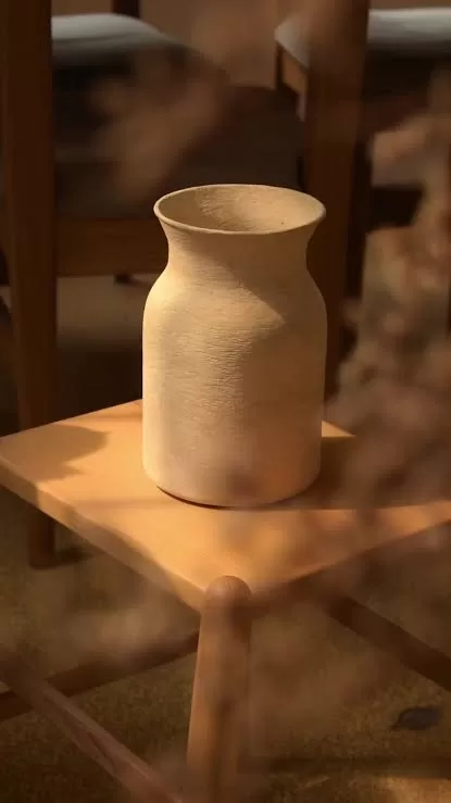 Cómo hacer un jarrón efecto cerámica con pintura y bicarbonato
